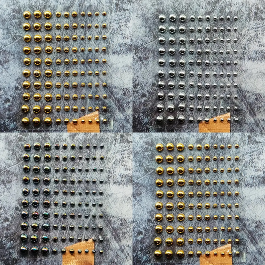 Coloured Chrome Pearl Sticker Sheet