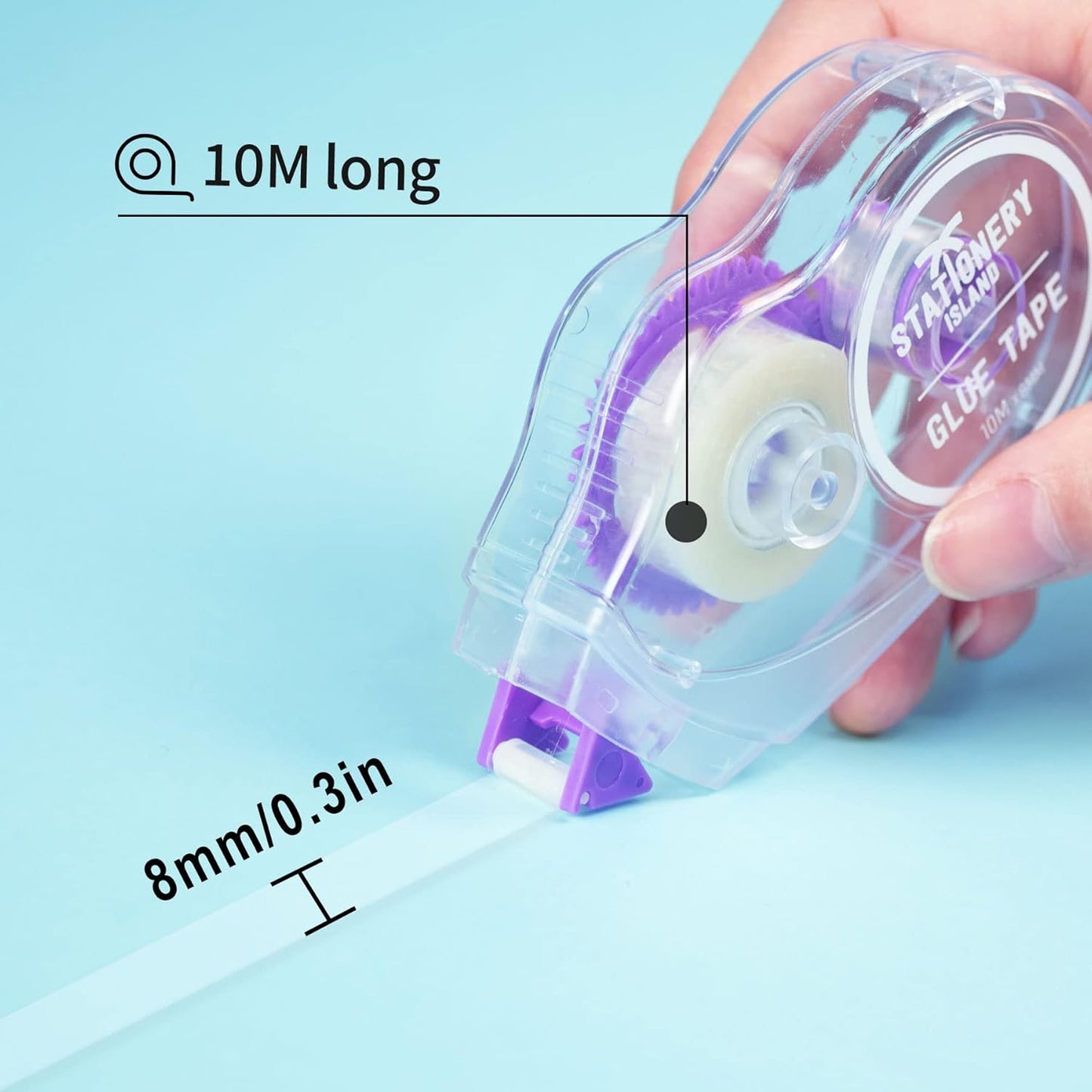 10m Stationery Island Glue Tape Rollers