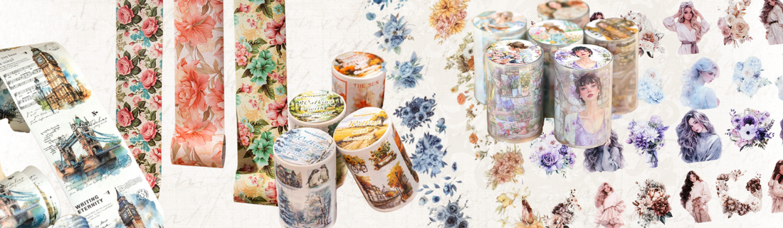 Washi Tapes vs PET Tapes: What’s the Difference for Crafters?