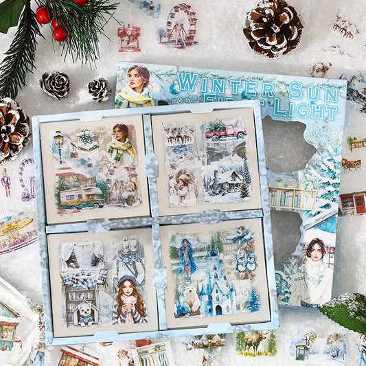 100 Pcs Seasonal Colours Sticker Sets