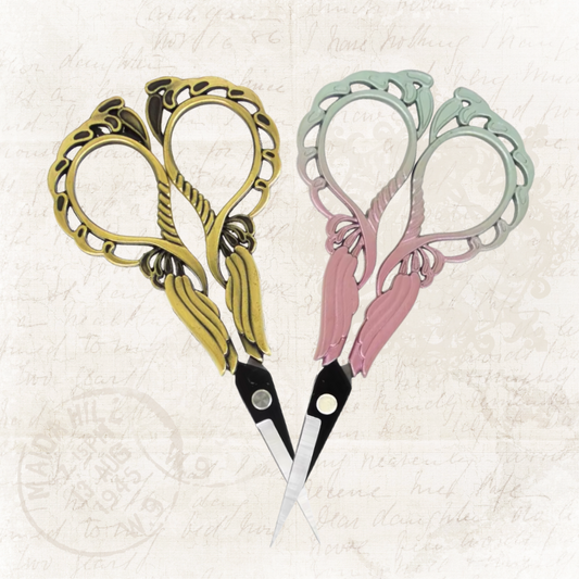Small Vintage Orchid Scissors