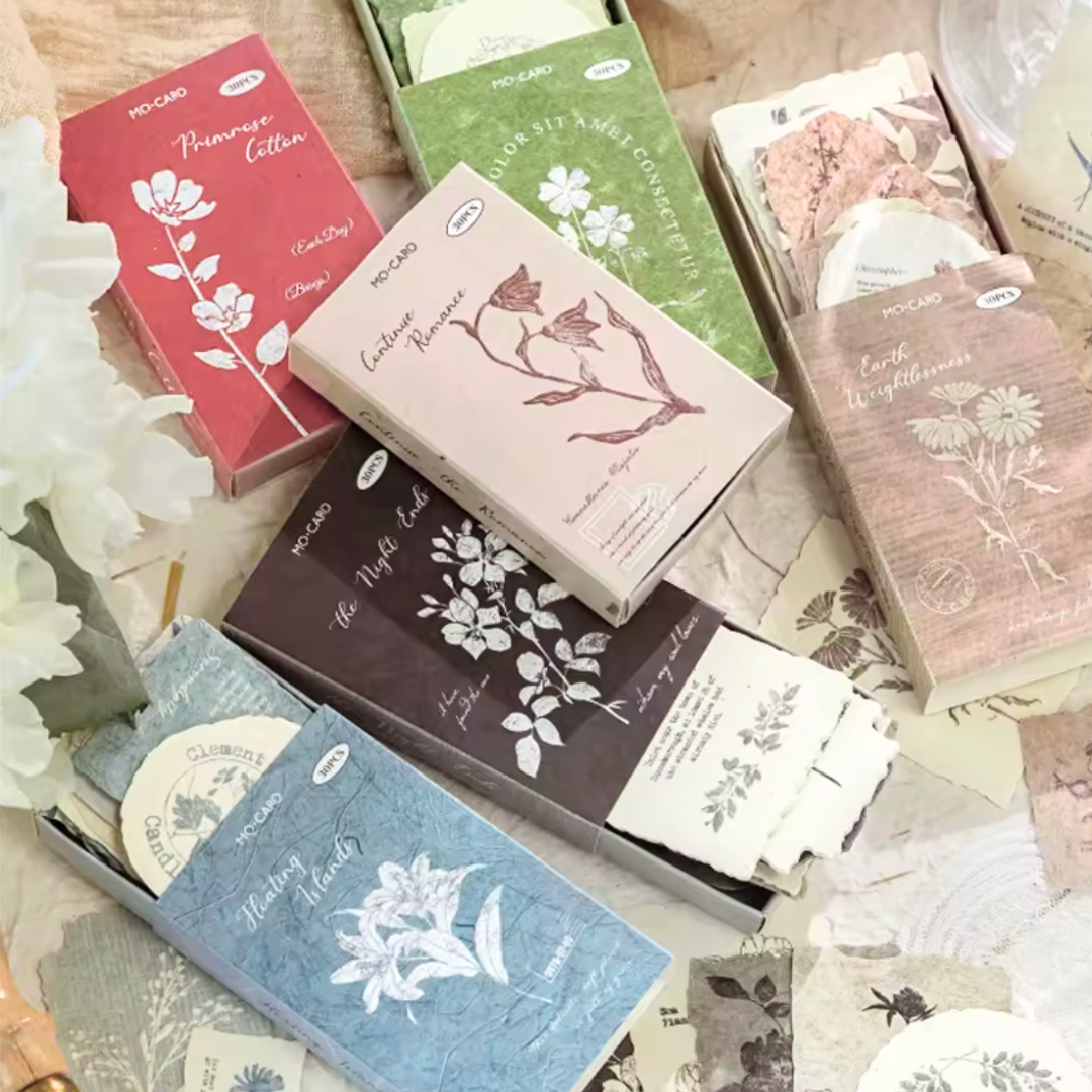 30 Pcs Distressed Vintage Matchbox Labels