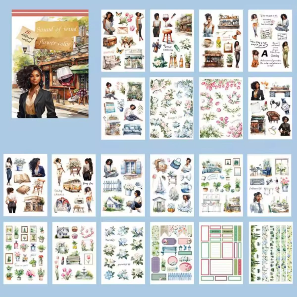 20 Page Aesthetic Moments Sticker Book