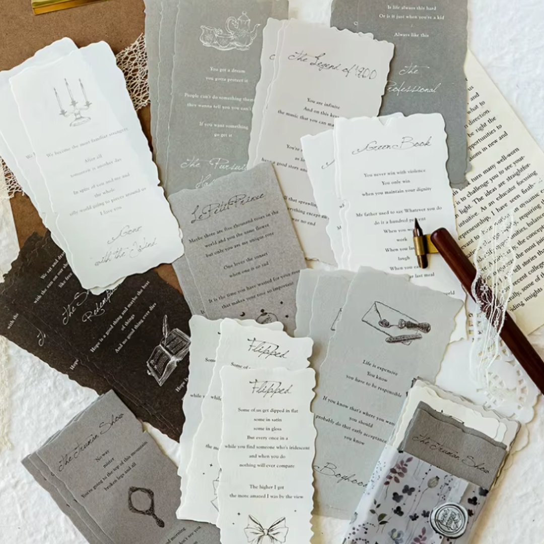 30 Pcs Decorative Message Craft Paper