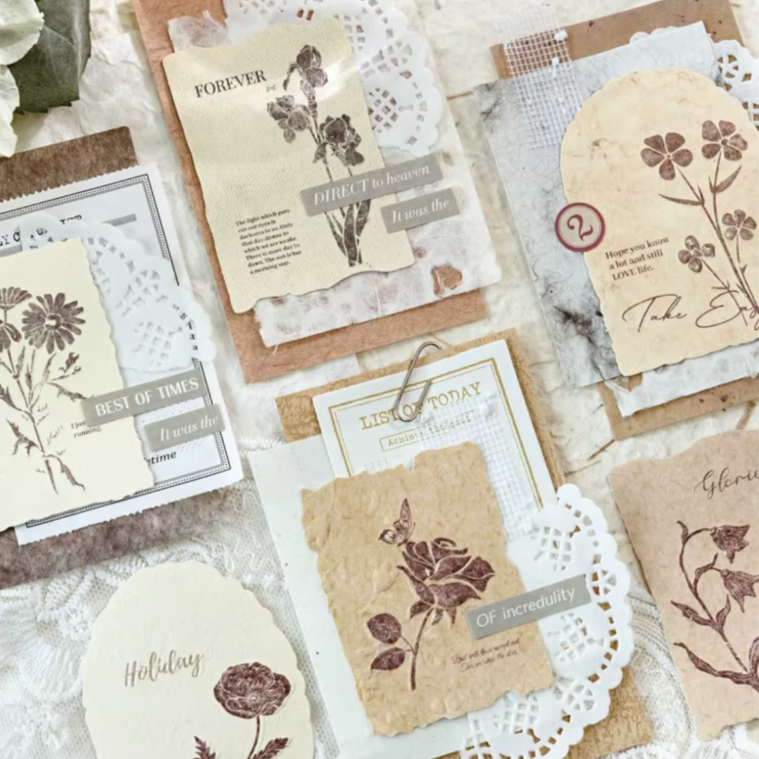 30 Pcs Distressed Vintage Matchbox Labels