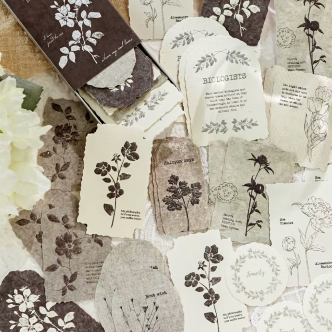 30 Pcs Distressed Vintage Matchbox Labels
