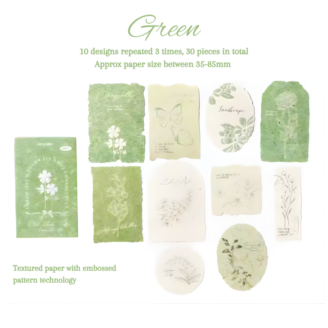 30 Pcs Distressed Vintage Matchbox Labels