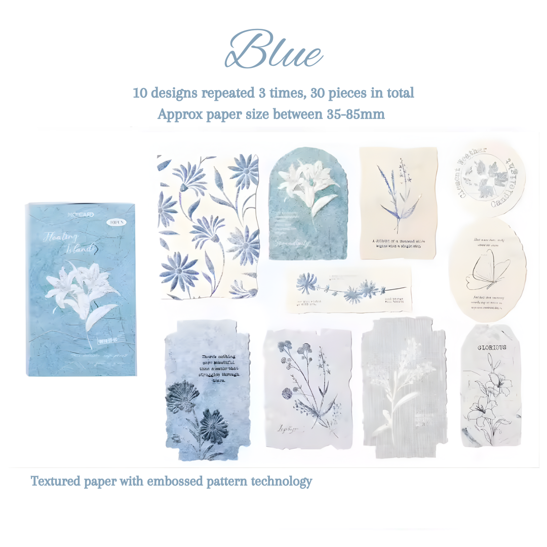 30 Pcs Distressed Vintage Matchbox Labels