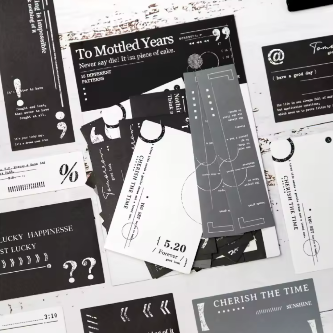 30 Pcs Elegant Archive Label Stickers