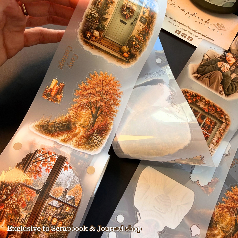 S&J Autumn Cottage PET Tape