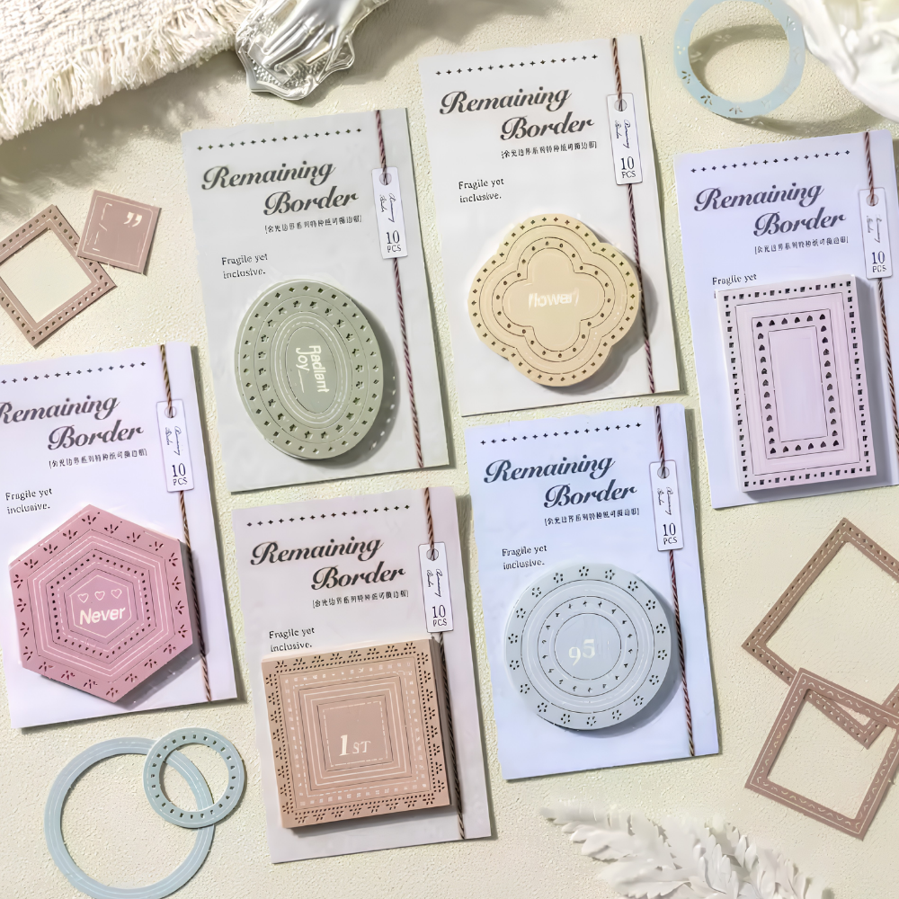 10 Pcs Decorative Multi-Frame Stickers