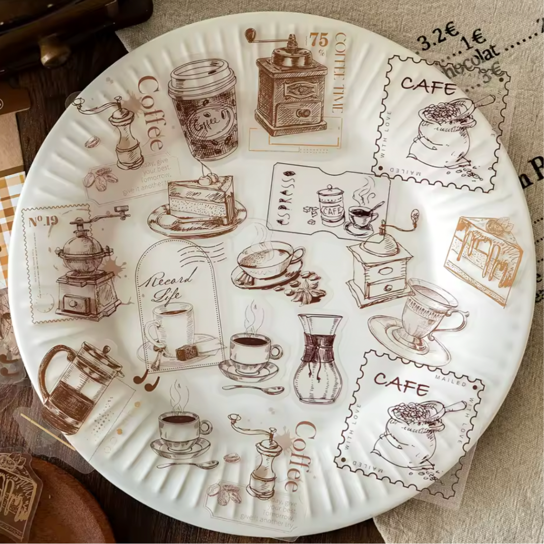 30 Pcs Aesthetic Coffee Stickers