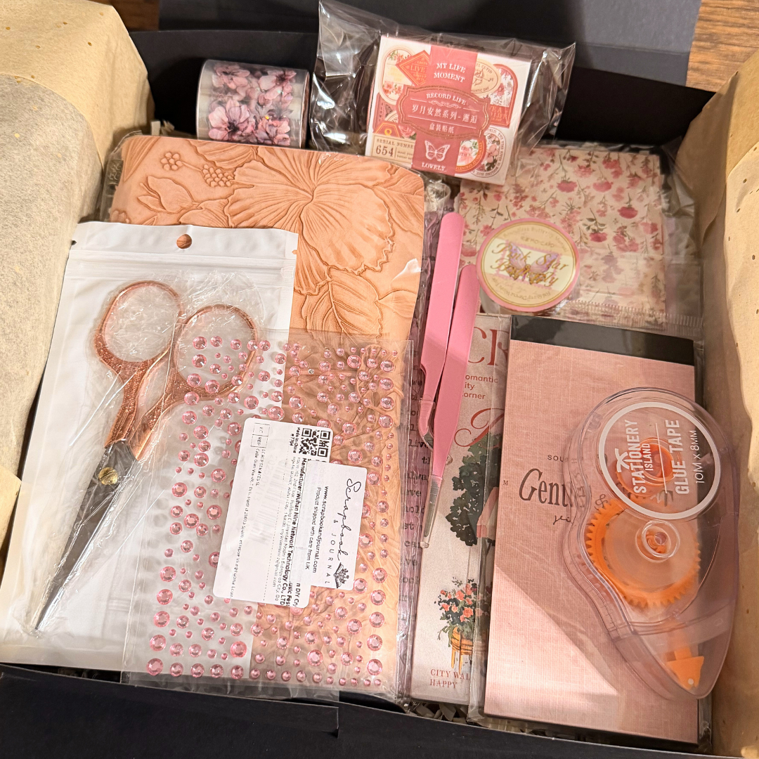 166 Pcs Botanical Journalling Kickstarter Kit (Gift-Boxed)