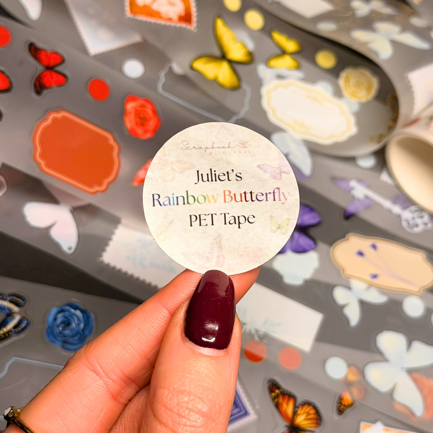 3m Juliet's Rainbow Butterfly PET Tape