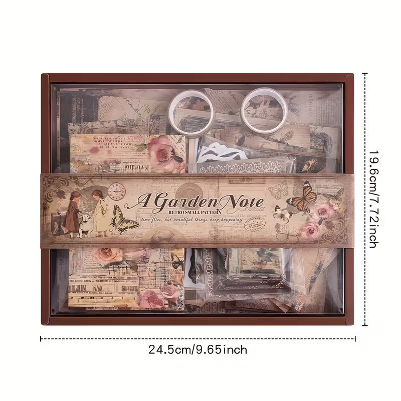 202 Pcs Vintage Starter Set with Journal