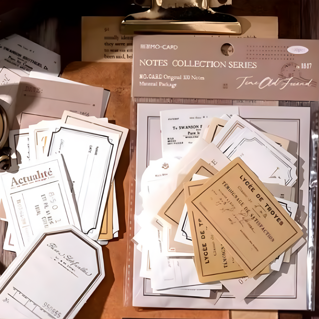 100 Pcs Timeless Notes Paper Pack