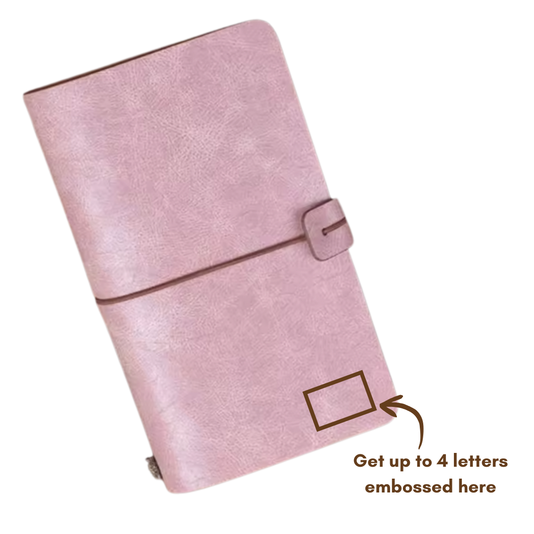 Embossed Faux Leather Journal (Gift Boxed)