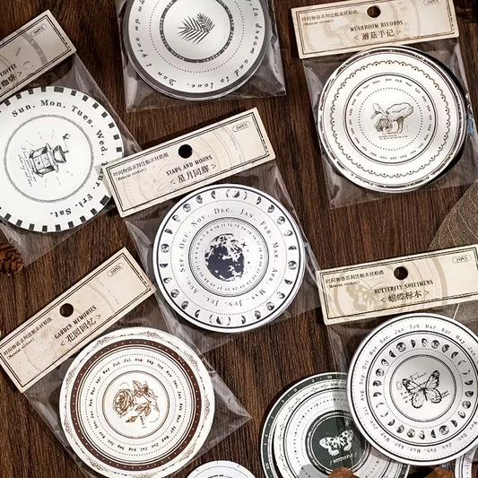 24 Pcs Circle Border Stickers