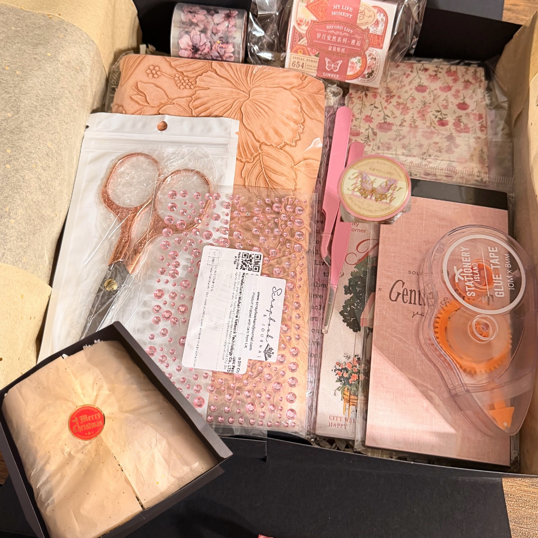 166 Pcs Botanical Journalling Kickstarter Kit (Gift-Boxed)