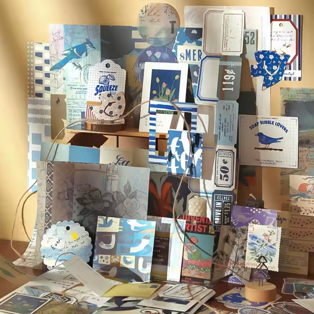 86 Pcs Aesthetic Scrapbooking Kit with Journal