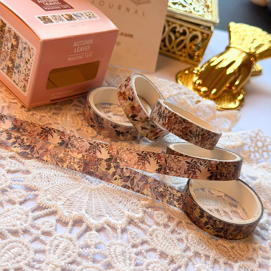 5 Pcs Thin Autumn Washi Tape Set