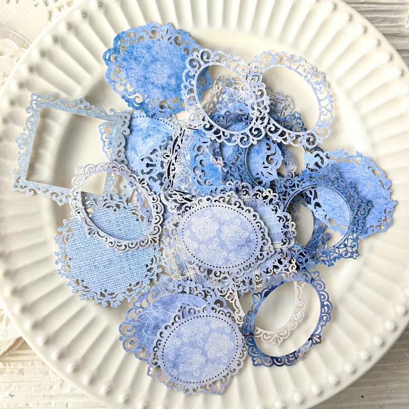 30 Pcs Mini Decorative Lace Die Cuts