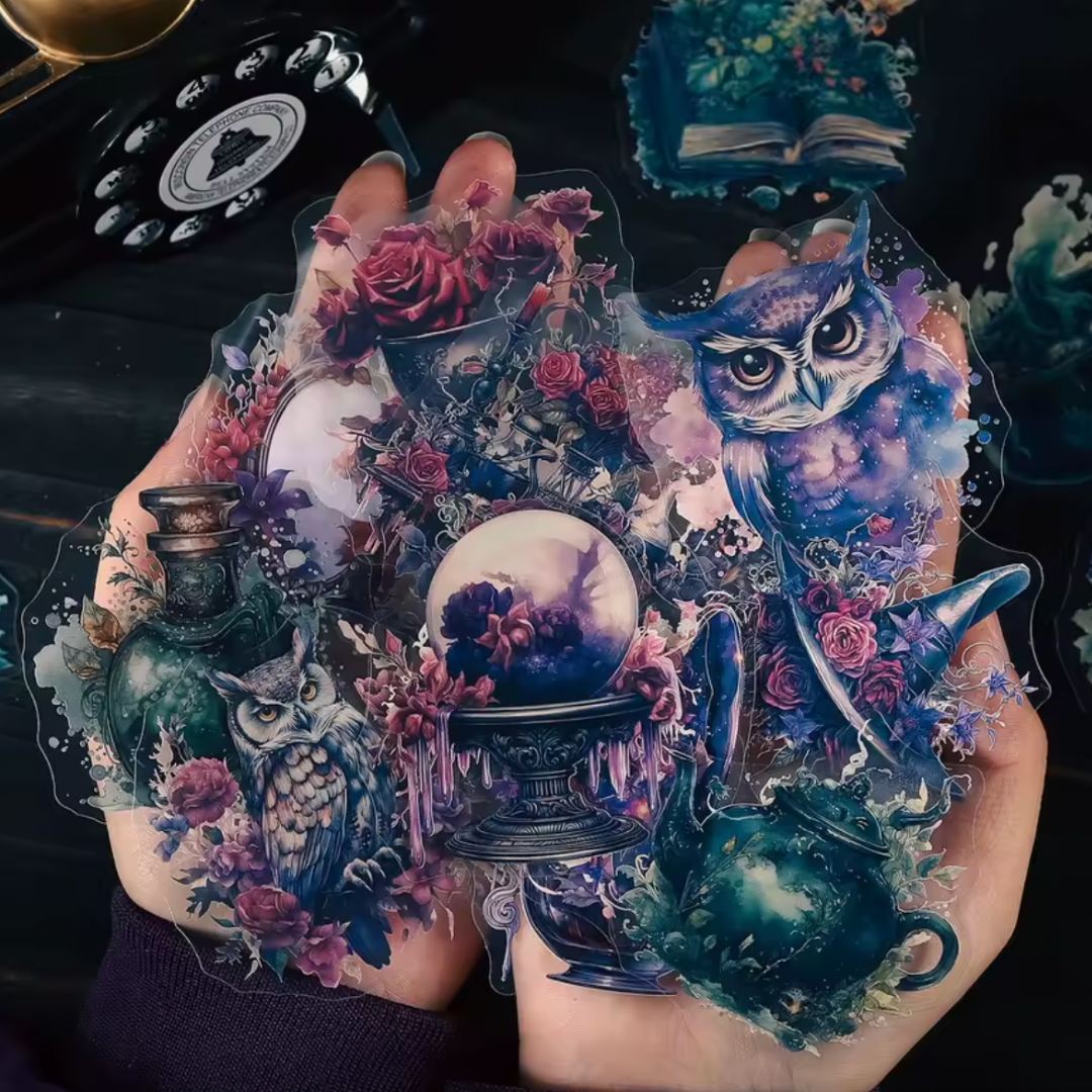 20 Pcs Magical Mystery Witch Stickers