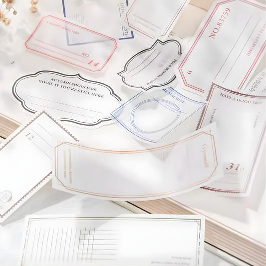 40 Pcs Small Note Paper & Vellum Pack