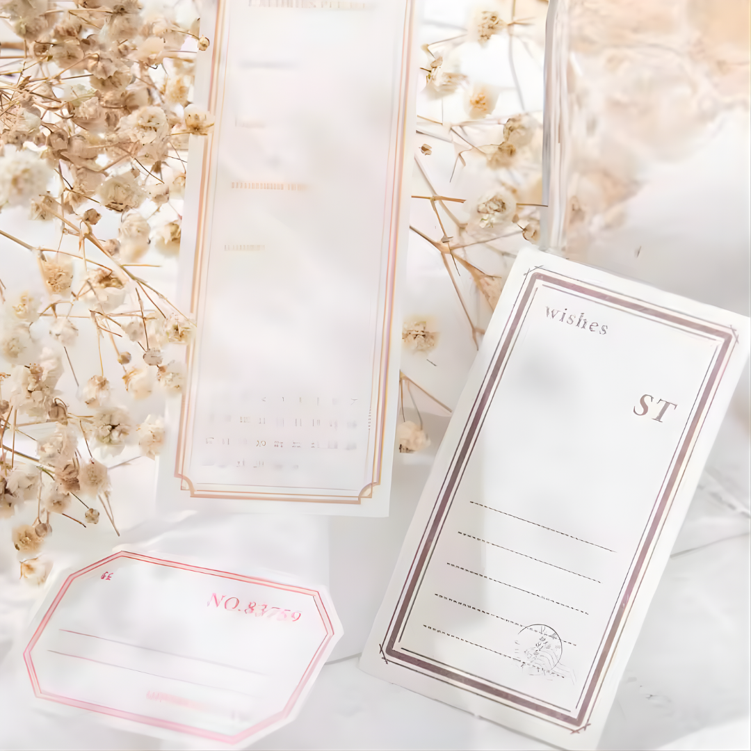 40 Pcs Small Note Paper & Vellum Pack
