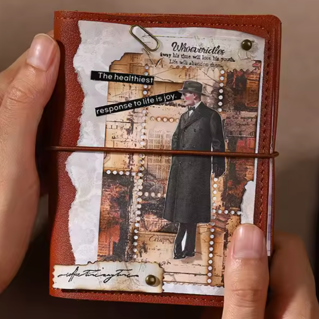 10 Pcs Perforated Stamp Scrapbooking Paper