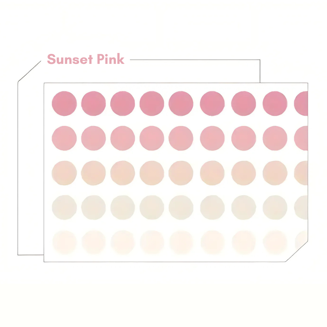 2m Coloured Dots Washi Stickers