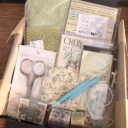 166 Pcs Botanical Journalling Kickstarter Kit (Gift-Boxed)