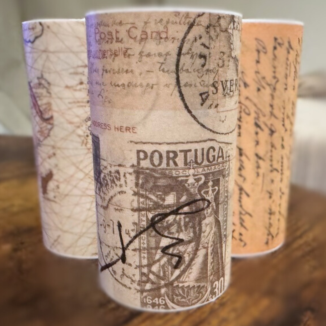 2m Timeworn Large Vintage Washi Tape