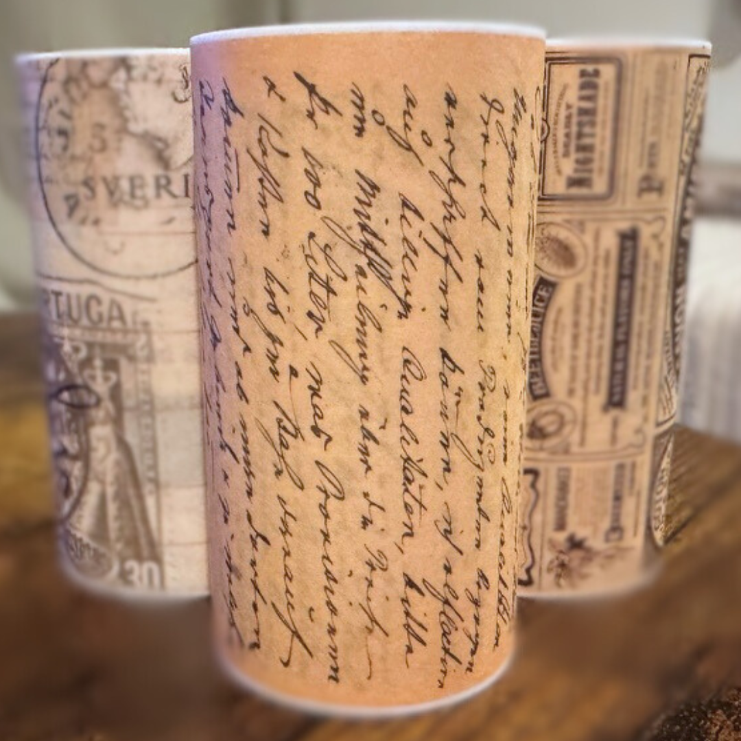2m Timeworn Large Vintage Washi Tape