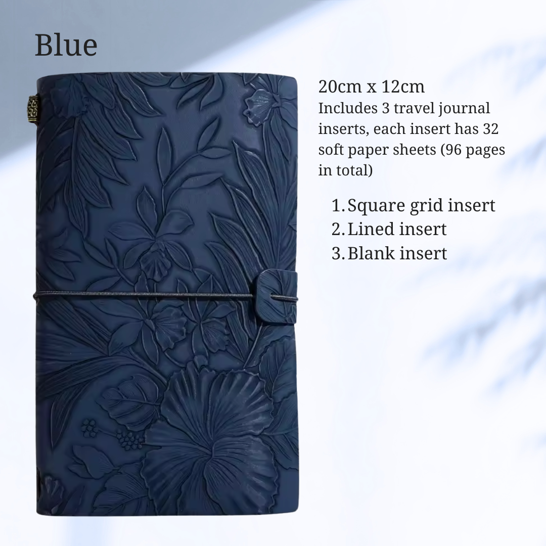 Embossed Soft Faux Leather Journal (Gift Box Option)