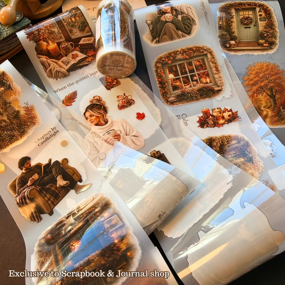S&J Autumn Cottage PET Tape