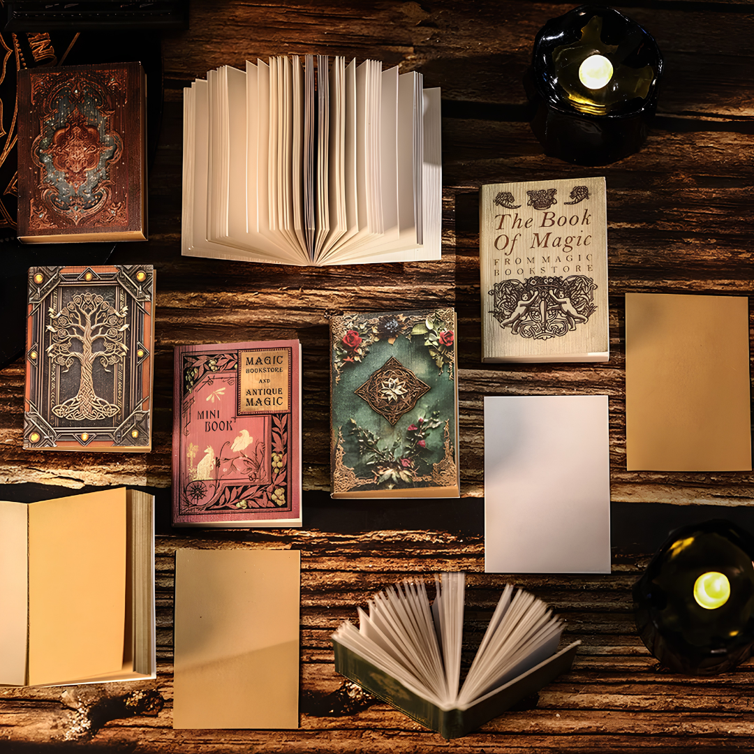 2 Pcs Antique Mini Journals