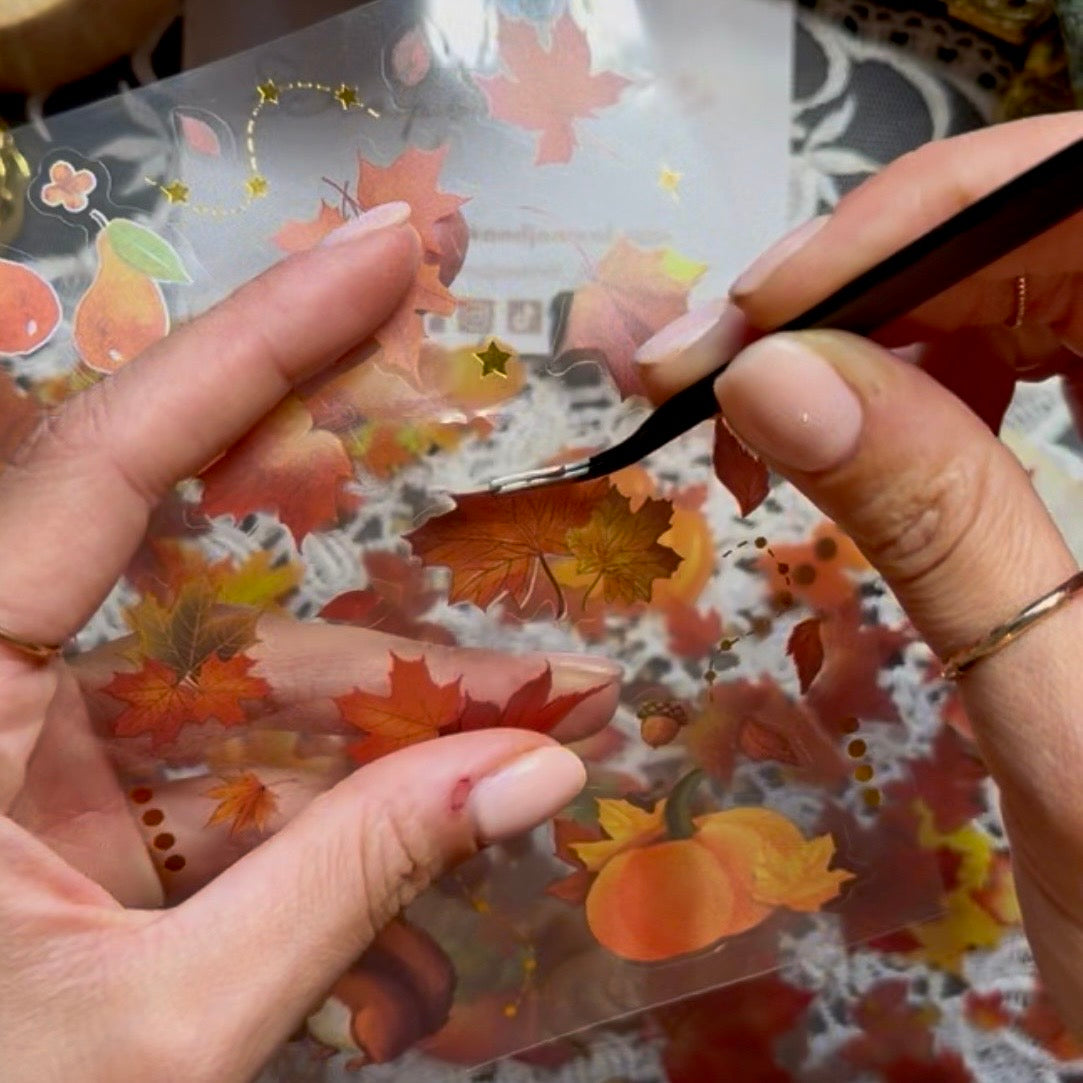 8 Page Fall Colours PET Sticker Sheets