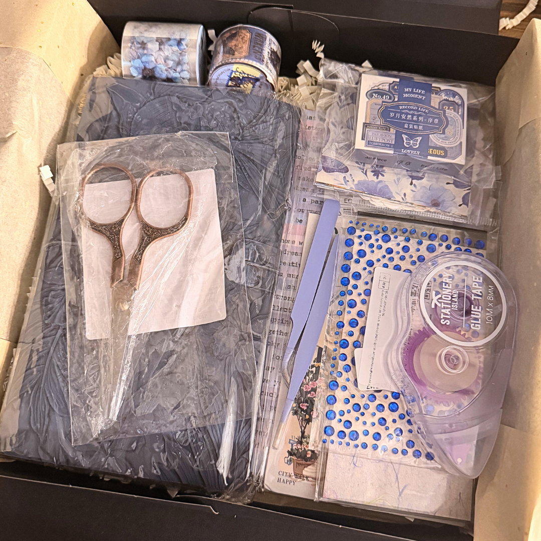 166 Pcs Botanical Journalling Kickstarter Kit (Gift-Boxed)