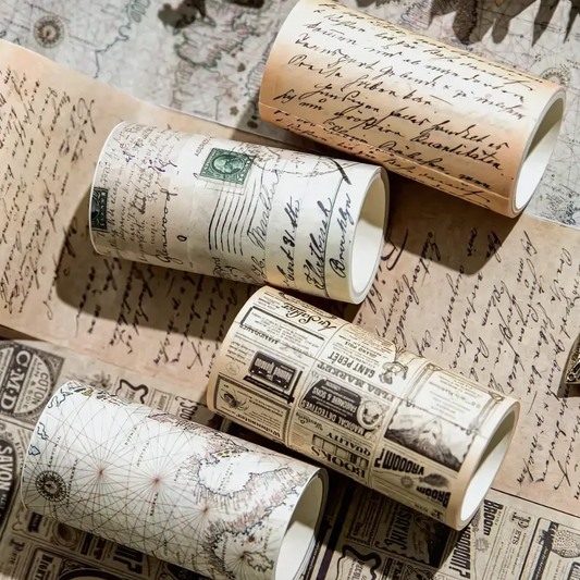 2m Timeworn Large Vintage Washi Tape