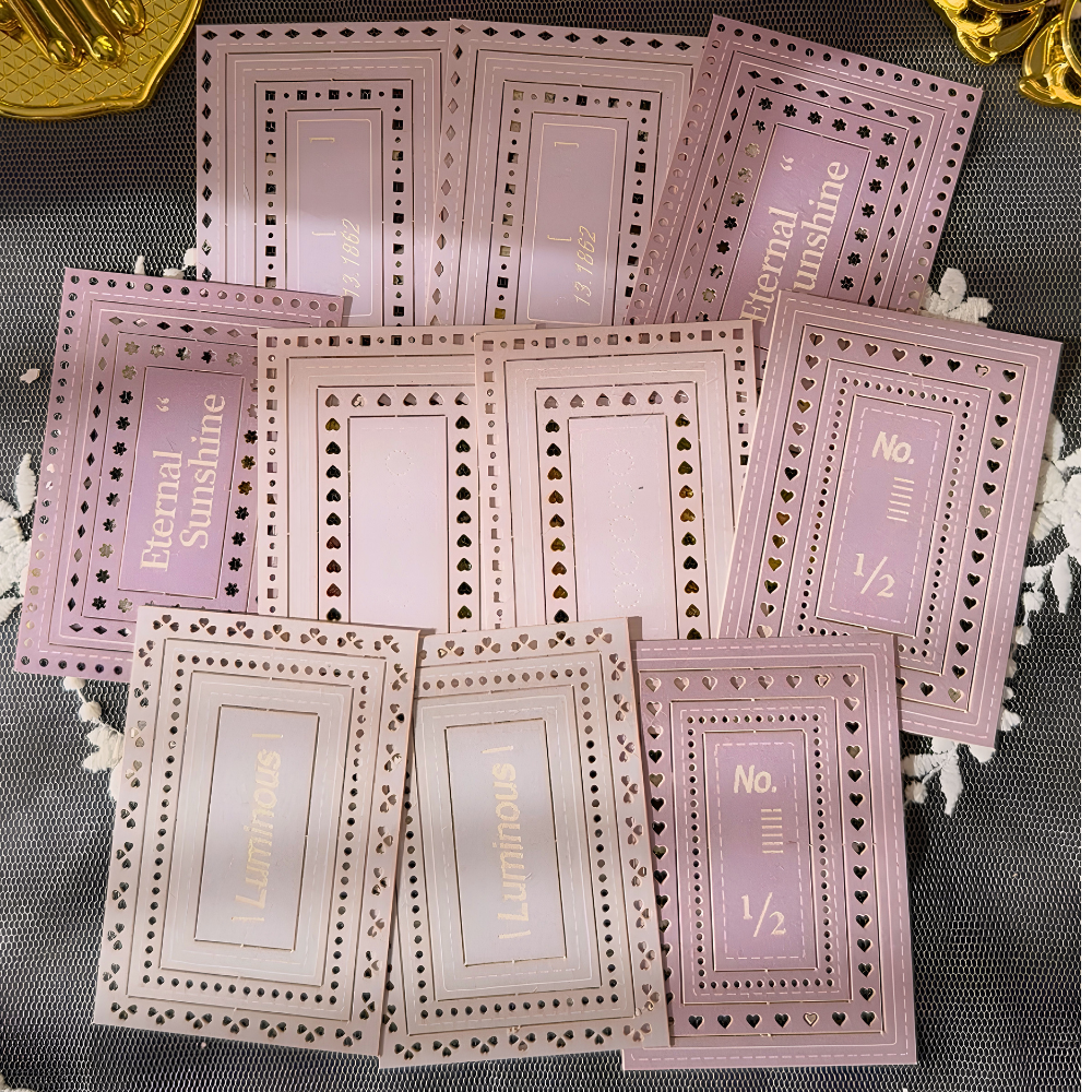 10 Pcs Decorative Multi-Frame Stickers