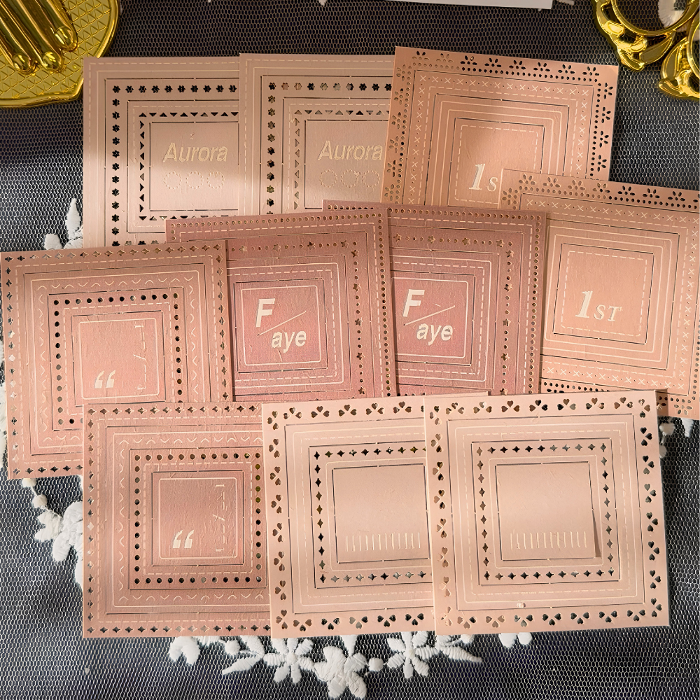 10 Pcs Decorative Multi-Frame Stickers