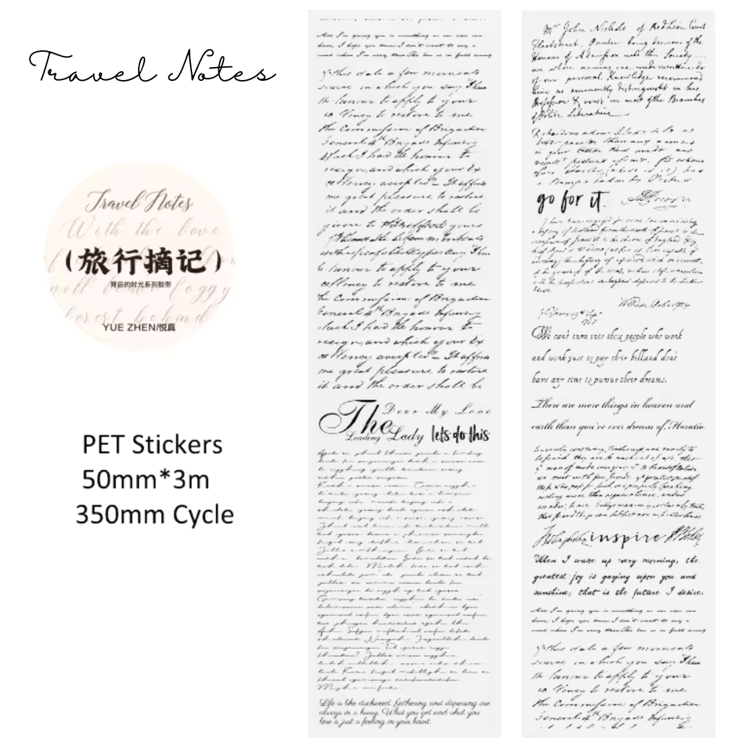 3m Vintage Letters PET Tape