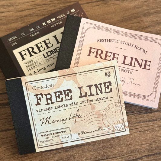 96 Pcs Vintage Label Note Pads