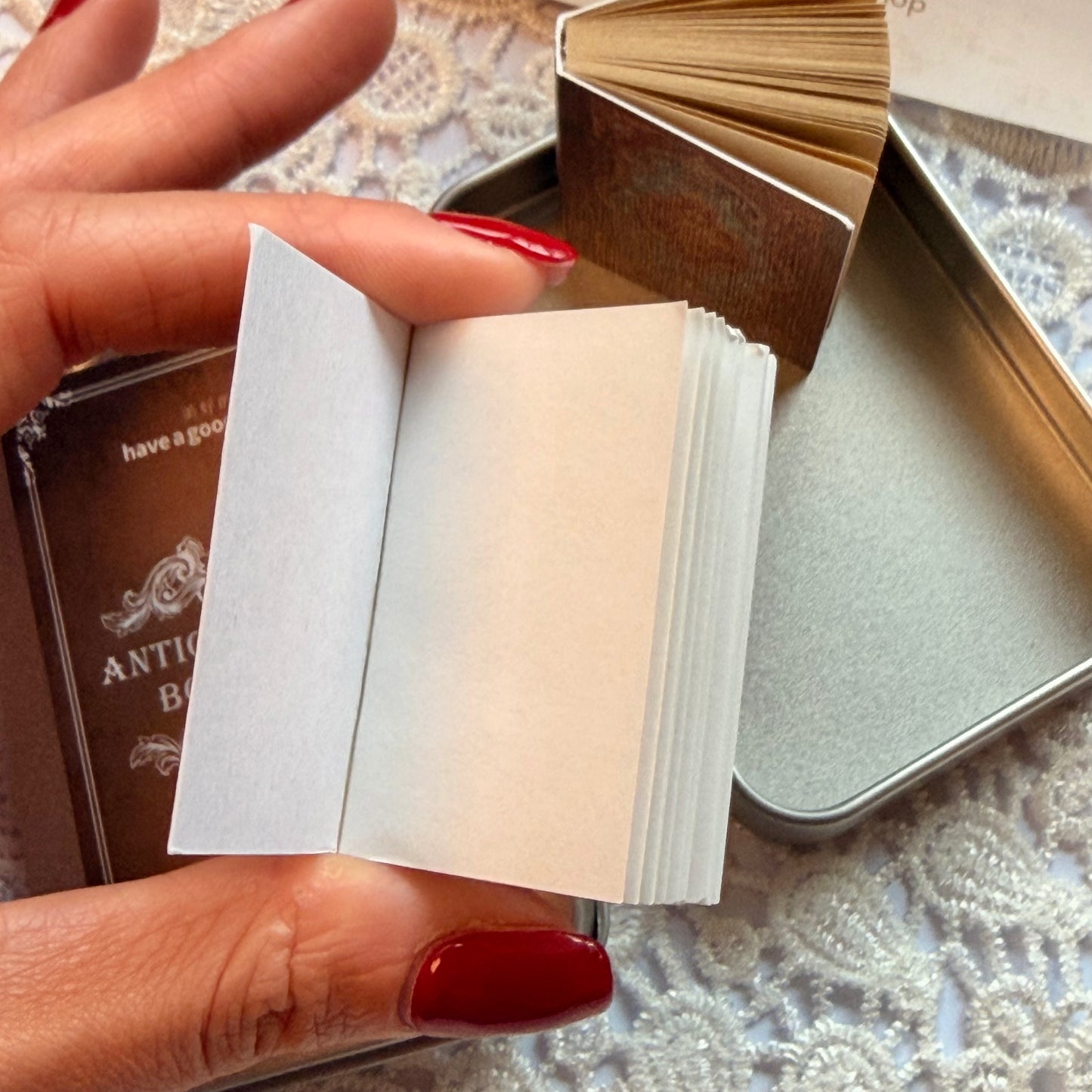 2 Pcs Antique Mini Journals