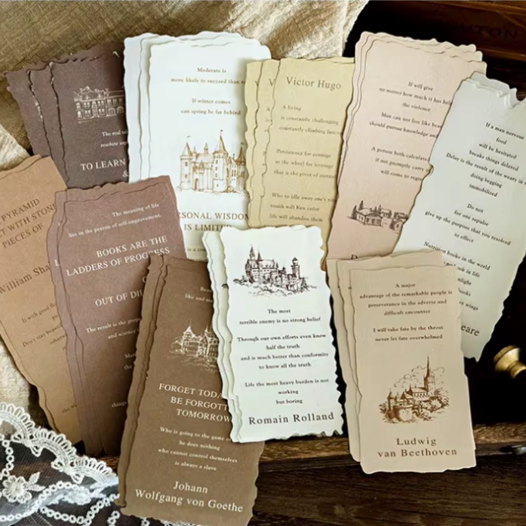 30 Pcs Decorative Message Craft Paper