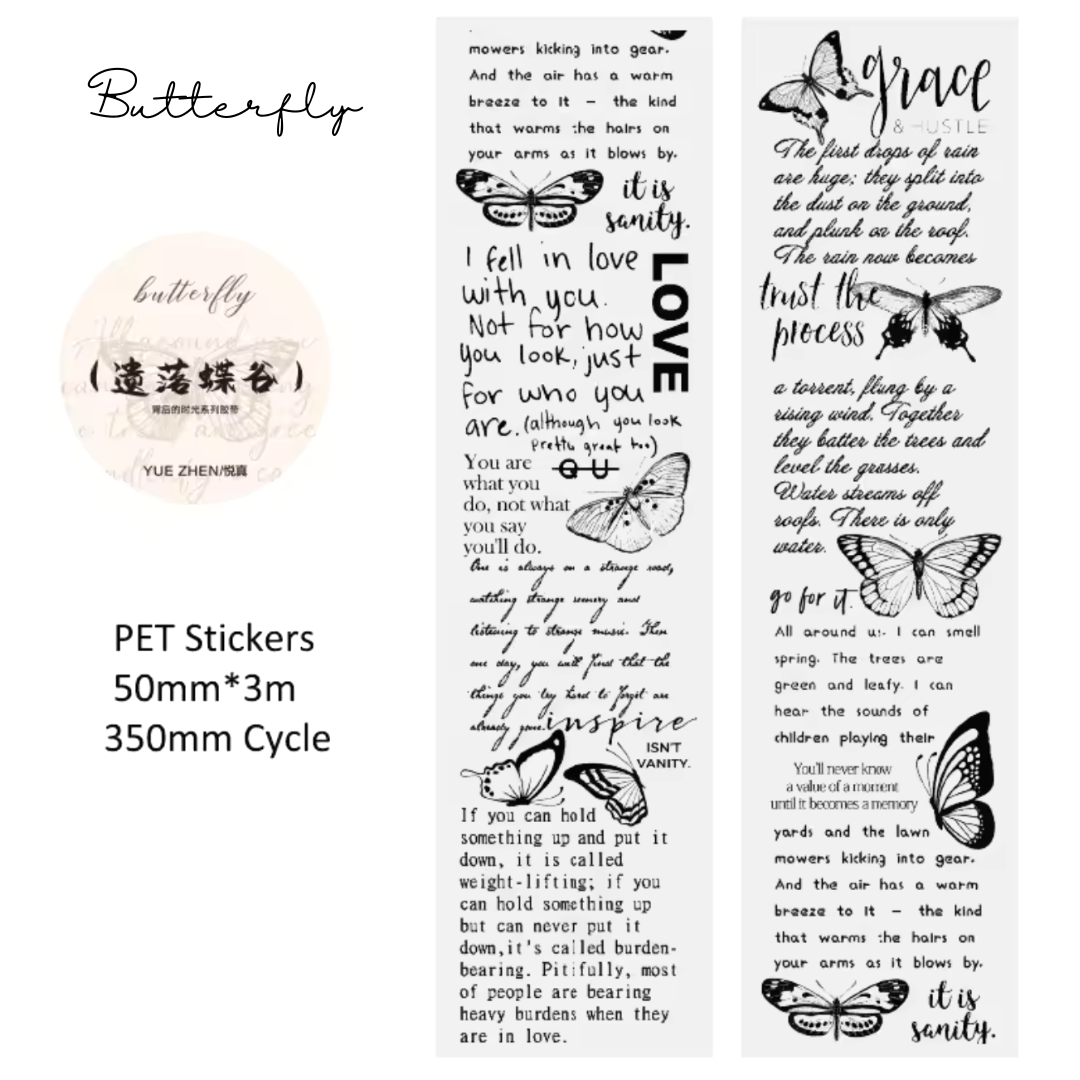 3m Vintage Letters PET Tape