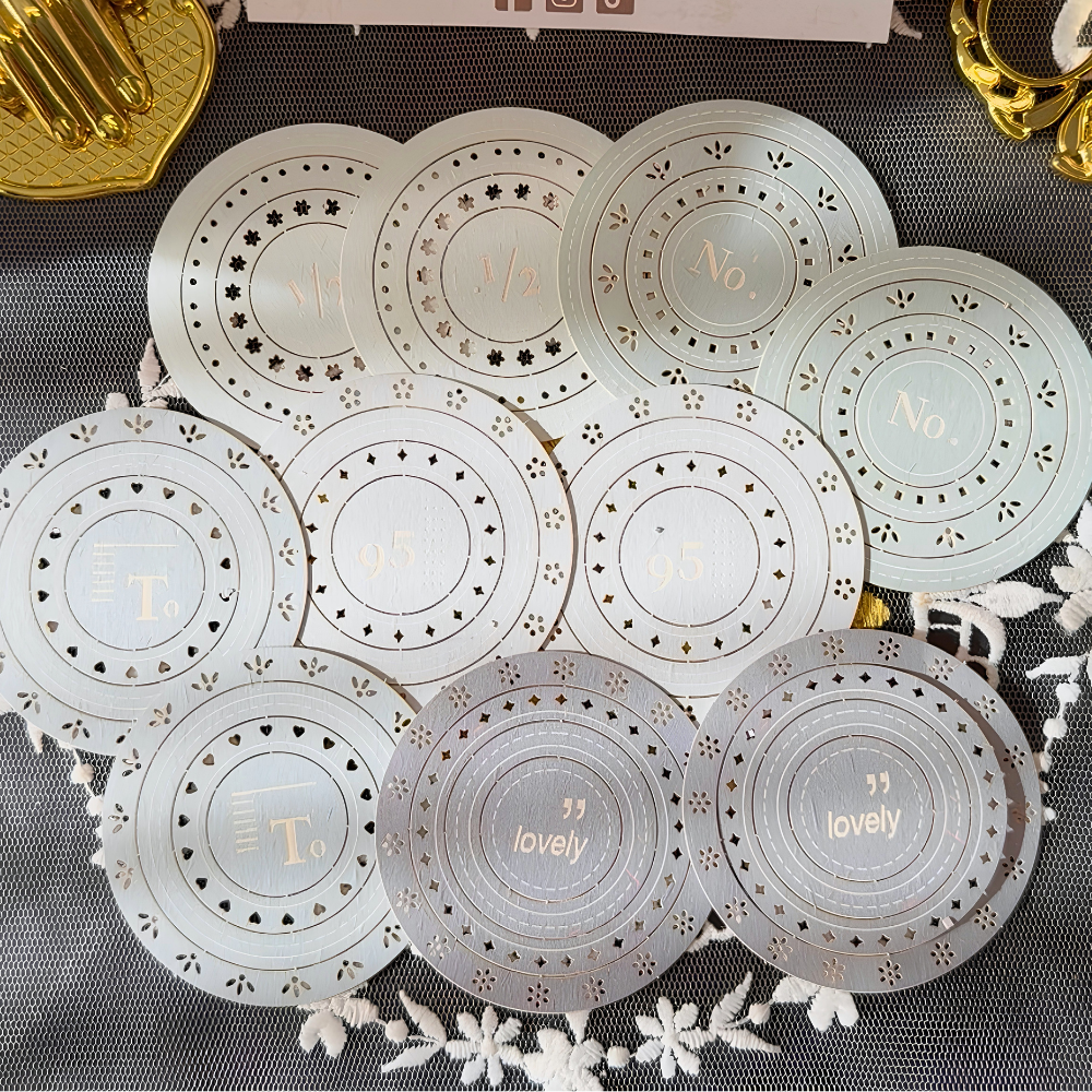 10 Pcs Decorative Multi-Frame Stickers