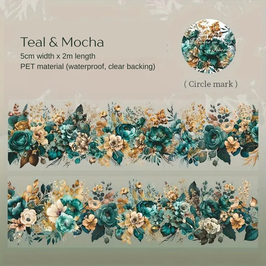 2m Twilight Flower Chain PET Tape