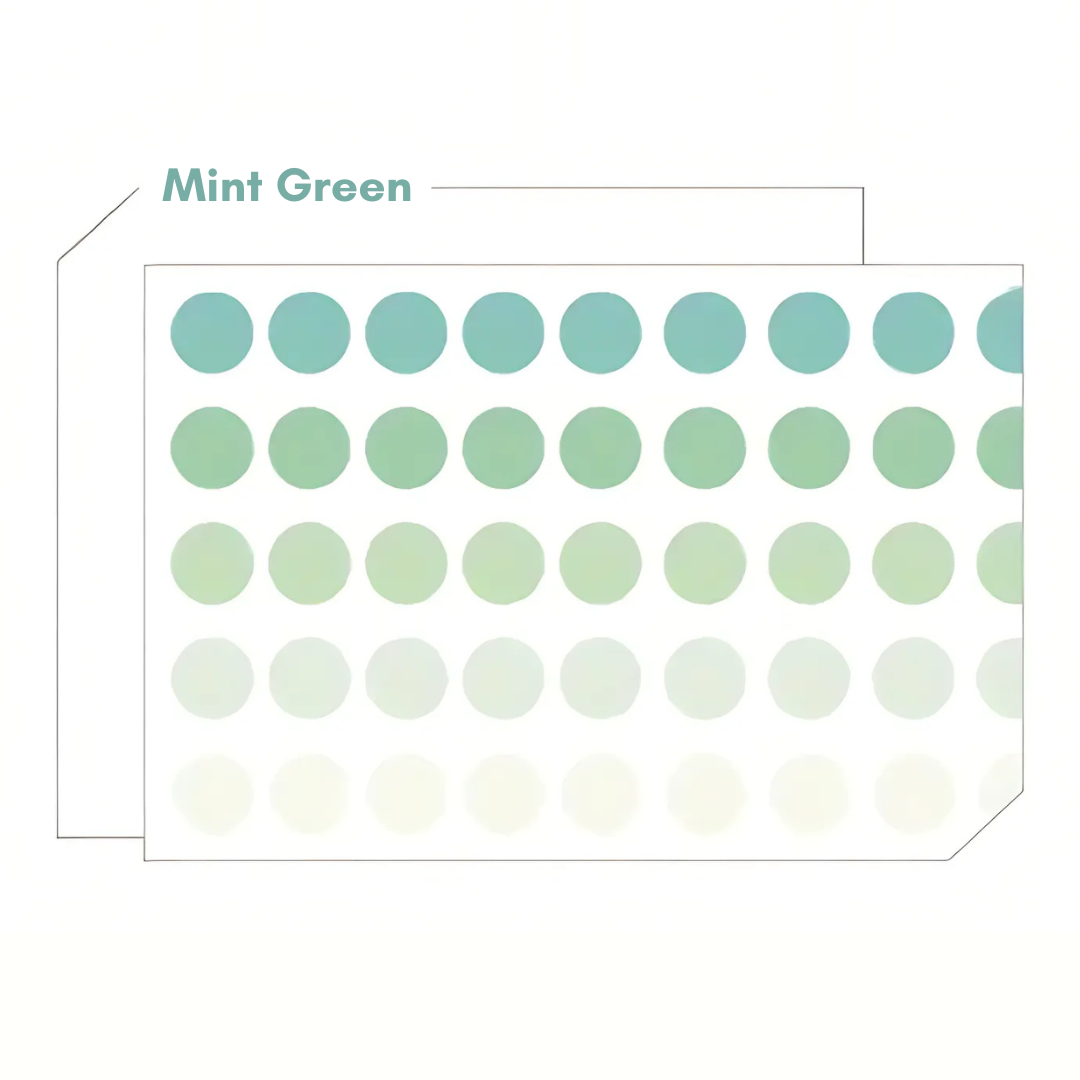 2m Coloured Dots Washi Stickers